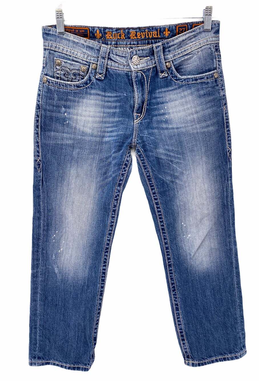 Rock Revival Size 27 Distressed Emilie Boyfriend Jean Women’s